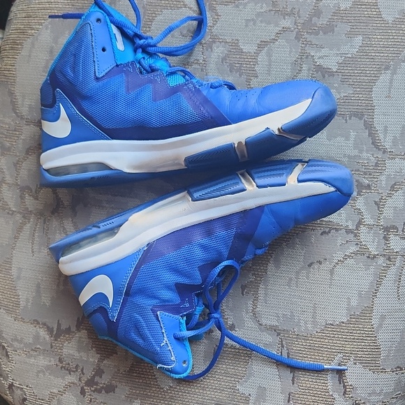 NIKE AIR MAX STUTTER STEP 2 Blue/White Mid-Top - Picture 2 of 10